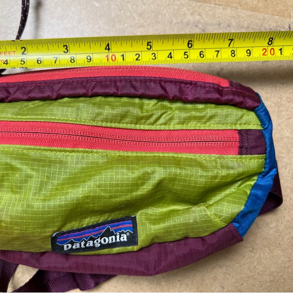 Patagonia Lightweight Mini Hip Pack Fanny 1L Patchwork Peppergrass - Picture 7 of 7